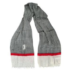 Yves Saint Laurent YSL Vintage Silk Gingham Scarf